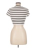Zara Ivory Short Sleeve Top Size M - photo 2