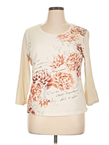 Hearts of Palm Woman 3/4 Sleeve T-Shirt (view 1)