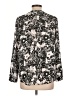19 Cooper 100% Polyester Silver Long Sleeve Blouse Size L - photo 2
