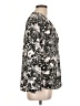19 Cooper 100% Polyester Silver Long Sleeve Blouse Size L - photo 4