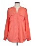 Calvin Klein 100% Polyester Orange Long Sleeve Blouse Size L - photo 1