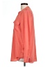 Calvin Klein 100% Polyester Orange Long Sleeve Blouse Size L - photo 5