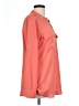 Calvin Klein 100% Polyester Orange Long Sleeve Blouse Size L - photo 4