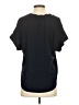 Point Sur 100% Viscose Black Short Sleeve Blouse Size S - photo 2