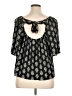 Old Navy Black Short Sleeve Blouse Size XL - photo 2