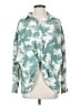 TCEC 100% Polyester Tropical Teal Long Sleeve Blouse Size S - photo 1