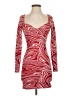 Zara Print Red Cocktail Dress Size S - photo 1