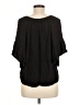 a.n.a. A New Approach 100% Rayon Black 3/4 Sleeve Blouse Size M - photo 2