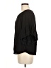 a.n.a. A New Approach 100% Rayon Black 3/4 Sleeve Blouse Size M - photo 5