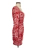 Zara Print Red Cocktail Dress Size S - photo 4