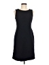 AKRIS 100% Wool Solid Black Cocktail Dress Size 8 - photo 1