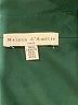 Maison d' Amelie Solid Green Long Sleeve Blouse Size XL - photo 7