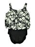 Assorted Brands Print Black One Piece Swimsuit Size 14 - photo 1
