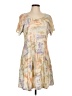 Rabbit Rabbit Rabbit Designs Print Tan Casual Dress Size L (estimated) - photo 1