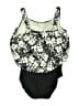 Assorted Brands Print Black One Piece Swimsuit Size 14 - photo 2