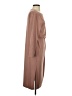 prologue Solid Brown Casual Dress Size XS - photo 4