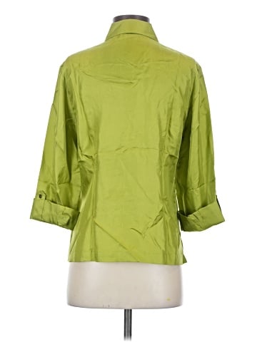Jaclyn Smith 3/4 Sleeve Silk Top (view 2)