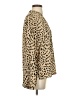 Vince Camuto 100% Polyester Animal Print Tan Long Sleeve Blouse Size S - photo 4