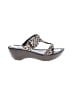 Donald J Pliner Silver Brown Sandals Size 9 - photo 1
