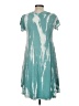 Raya Sun Tie-dye Teal Casual Dress Size M - photo 2