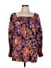 Nostalgia Purple Long Sleeve Blouse Size L - photo 1