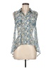 Lani 100% Polyester Paisley Blue Sleeveless Blouse Size M - photo 1