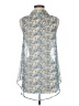 Lani 100% Polyester Paisley Blue Sleeveless Blouse Size M - photo 2