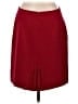 Unbranded 100% Polyester Solid Burgundy Formal Skirt Size 12 (petite) - photo 2