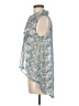 Lani 100% Polyester Paisley Blue Sleeveless Blouse Size M - photo 5