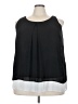 B.wear 100% Polyester Black Sleeveless Blouse Size 3X - photo 1
