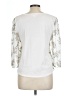LC Lauren Conrad 100% Polyester White 3/4 Sleeve Blouse Size L - photo 2
