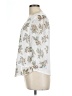 LC Lauren Conrad 100% Polyester White 3/4 Sleeve Blouse Size L - photo 5