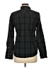 J.Crew 100% Cotton Plaid Black Long Sleeve Button-Down Shirt Size 8 - photo 2