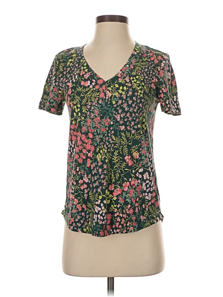 Ann Taylor Loft Short Sleeve T-shirt In Multi