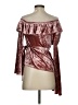 Assorted Brands Burgundy 3/4 Sleeve Blouse Size S - photo 2