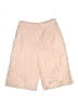 Nicholas 100% Linen Solid Tan Pink Cargo Shorts Size 6 - photo 1