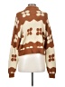 Kendall & Kylie Polka Dots Brown Pullover Sweater Size S - photo 2