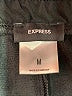 Express 100% Polyester Black Track Pants Size M - photo 7