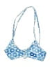 Jolyn Print Blue Swimsuit Top Size XS - photo 1