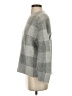 Vince. Checkered-gingham Gray Pullover Sweater Size S - photo 5