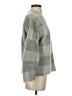 Vince. Checkered-gingham Gray Pullover Sweater Size S - photo 4