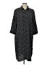 Chico's 100% Polyester Polka Dots Black Casual Dress Size Lg (2) - photo 1