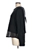 Nancy Rose Performance Stars Solid Black Long Sleeve Top Size 10 - photo 5