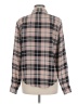 Equipment Plaid Pink Long Sleeve Blouse Size M - photo 2