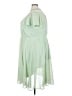 Torrid 100% Polyester Solid Green Casual Dress Size 3X Plus (3) - photo 5