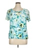 Assorted Brands Teal Short Sleeve Top Size XL - photo 1