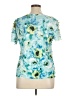 Assorted Brands Teal Short Sleeve Top Size XL - photo 2