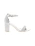 Bandolino Silver Sandals Size 9 - photo 1