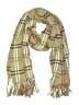 Unbranded Plaid Tan Scarf One size - photo 1