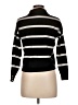 TRUTH BY REPUBLIC Stripes Black Pullover Sweater Size M - photo 2